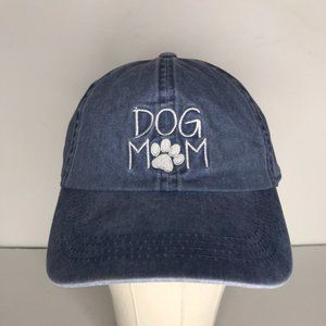 Dog Mom David and Young Blue Adjustable Women's Hat